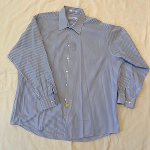 Calvin Klein Button-up Men’s Shirt, Size 17.5 34/35. Has been dry cleaned.
